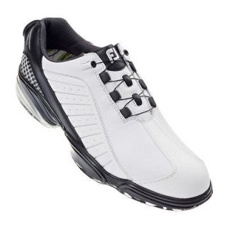 Footjoy Mens FJ Sport BOA Golf Shoes 53238 White/Black/Silver