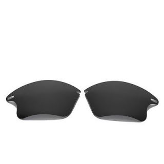   Black Replacement Lenses For Oakley Fast Jacket XL Sunglasses