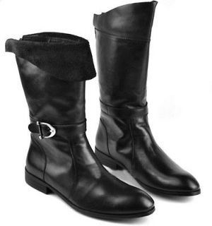 New Mens real leather Boots costume boots Pirate Captain Boots Size 5 