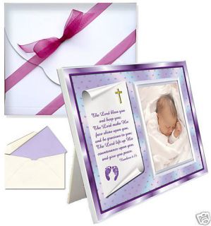 Baptism Christening Gifts Numbers Picture Frame