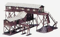 Model Power 1552 N Scale Old Coal Mine Kit, 94 Piece Easy To Build Kit 