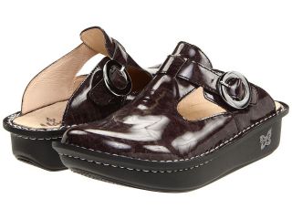   DONNA RAIN DANCE Brown Patent Leather Nursing Clogs Shoes DON 129