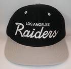 LA LOS ANGELES RAIDERS SNAPBACK HAT CAP RETRO VINTAGE REEBOK WHITE 