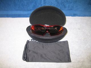 Oakley Radar XL Blades Sunglasses Crystal Red / Red Iridium Lens # 09 