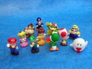 11 pcs New Mini Cute Nintendo Super Mario Bros Figures