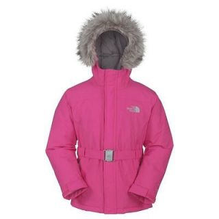 Authentic North Face Girl Greenland Down Parka Coat Jacket Pink Size M 