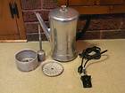 Vintage West Bend Flavo Matic 8 cup Aluminum Coffee Maker Percolator