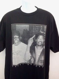   2pac Biggie Smalls BIG Old School Rap Hip Hop T Shirt NEW SIZE SM 2X