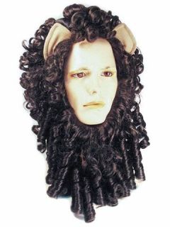 WIZARD OF OZ CURLY LION WIG BEARD SET MANE WITH EARS