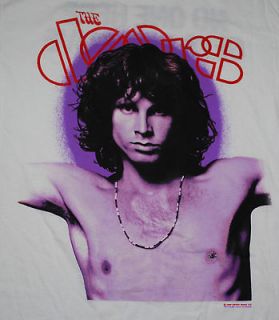   JIM MORRISON THE DOORS NO ONE HERE GETS OUT ALIVE T  SHIRT 1990 XL VTG