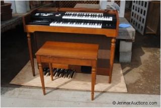 Lowrey TS 88 R Organ for Parts Leslie Speaker & Organ Bench In CT