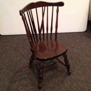 Vintage Dark Pine Chair   Pennsylvania House Bucks County Pine?