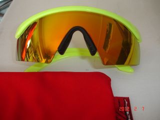 New Oakley Razor Blade Fire iridium Sunglasses