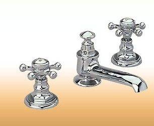 VINTAGE SINK TAP KITCHEN FAUCET CONSOLE LAVATORY WIDESPREAD PEDESTAL 