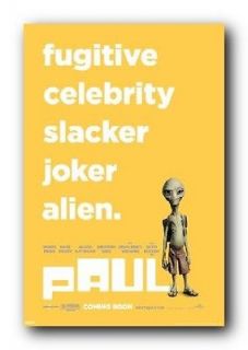 Paul Poster Movie Attributes Fugitive Alien PAS0256