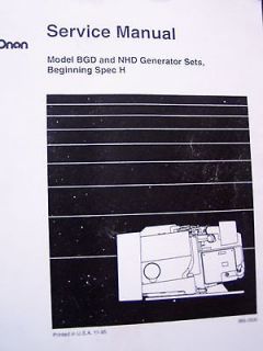 onan generator manual in Business & Industrial