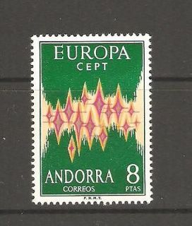 Spanish Andorra   EUROPA CEPT MNH 1972 set