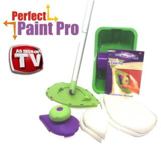 PERFECT PAINT PRO & FREE EXTENSION POLE 4X PADS AND PAINTING SYSTEM 