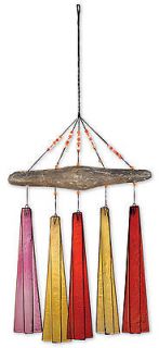 vintage glass wind chimes in Yard, Garden & Outdoor Living