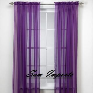 sheer window curtains in Curtains, Drapes & Valances