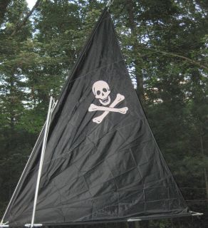 Pirate Sail for Snark Sunflower & DIY Projects Like Sailing Canoe Rigs