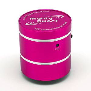 MIGHTY DWARF PINK Speaker System 360 Degree Omni Direction​al NEW IN 