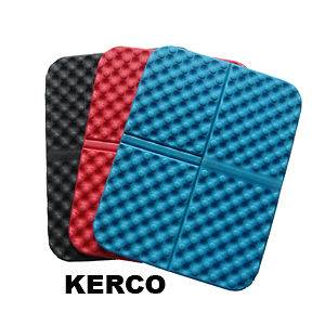 Kerco Eggcrate Foldable Folding Foam Waterproof Chair Cushion Seat Pad