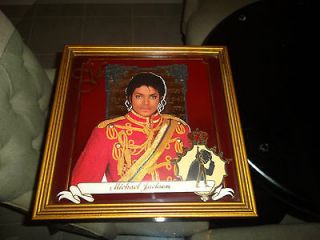 RARE Michael Jackson Print Mirror Picture Art Official Triumph 