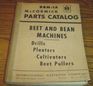 IH Horse Tractor Drill Planter Puller Parts Catalog