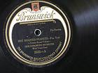 78 rpm BRUNSWICK HOT ROASTED PEANUTS Gene Rodemich 1920s JAZZ 