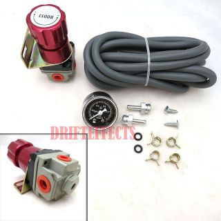   RED ADJUSTABLE MANUAL TURBO BOOST CONTROLLER KIT 1 30 PSI IN CABIN