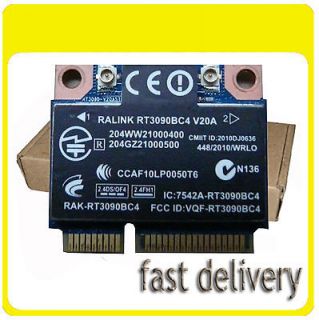 HP Ralink RT3090BC4 WiFi N Bluetooth PCI e Card 300M SPS 602992 602992 