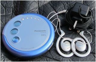 Panasonic SL SX418  CD Walkman +AC Adaptor +Earphones +KJV Audio 