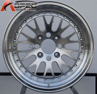 16X8 VARRSTOEN V3 CCW STYLE WHEEL 4x100 +25 MACHINED FIT CIVIC SI 