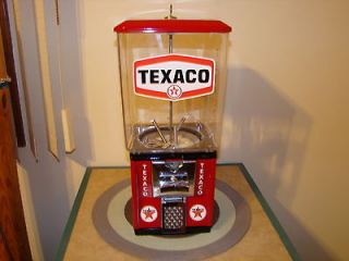 Texaco Oil Gas Station Northwestern Gumball Peanut machine Pump 
