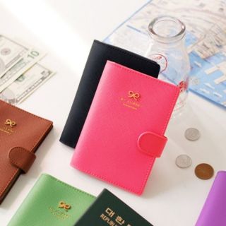   Skimming Passport Case Cover Wallet_JAM STUDIO_Ribbon Passport Holder