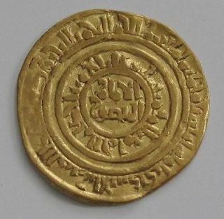 PERSIA GOLD DINAR FATIMID EMPIRE 969   1173 AD CALIPHS OF EGYPT, RARE