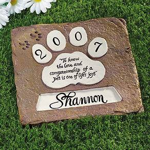 Personalized Pet Memorial Stepping Stone