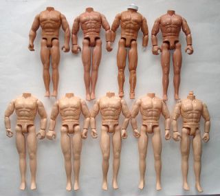 lot 9 12 male bodies by Hasbro Star Wars for custom gi joe military 