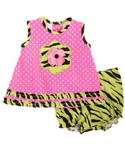 NWT New Sz 3 6 Months Molly & Millie Cupcake Dress & Panty Set