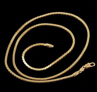 Newly Classic Ladys&Mens 14K Yellow Gold Filled Neckalce Chain 