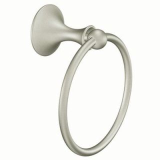Moen CSIDN7786BN Brushed Nickel Towel Ring from the Lounge Collection