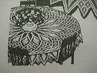Vintage Alice Brooks CROCHETED TABLECLOTH Pattern Crochet Cloth 7520