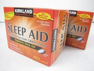   Kirkland Sleep Aid Doxylamine Succinate 25mg Tablets Sleeping Pills