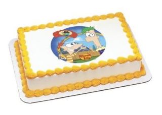 phineas and ferb cake decoration in Holidays, Cards & Party Supply 