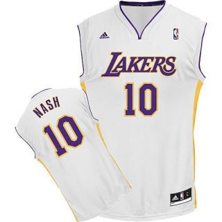   LA Lakers Home White Adidas Replica Jersey Adult Guaranteed Authentic