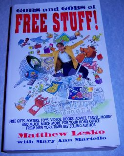 GOBS FREE STUFF 1995 BY MATTHEW LESKO 3RD ED #10752