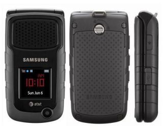 NEW SAMSUNG RUGBY 2 SGH A847 AT&T 3G CELL PHONE BLACK