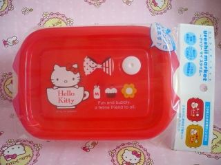 Sanrio Hello Kitty Microwave Oven Lunch Box Case 2 pcs
