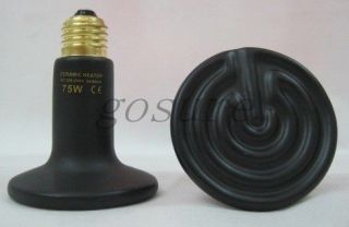 1xNEW Ceramic Heater for Reptile Amphibian Heating Light Lamp 220 240V 